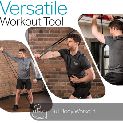 Core Balance Long Loop Resistance Bands 21mm - Black 10-30kg