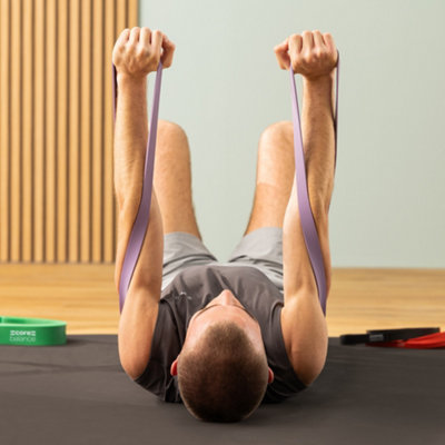 Core Balance Long Loop Resistance Bands 32mm - Purple 15-40kg