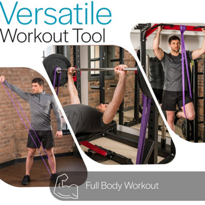 Core Balance Long Loop Resistance Bands 32mm - Purple 15-40kg