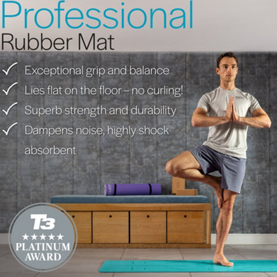 Core Balance Rubber Alignment Yoga Mat