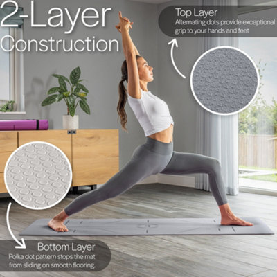 Core Balance TPE Alignment Yoga Mat