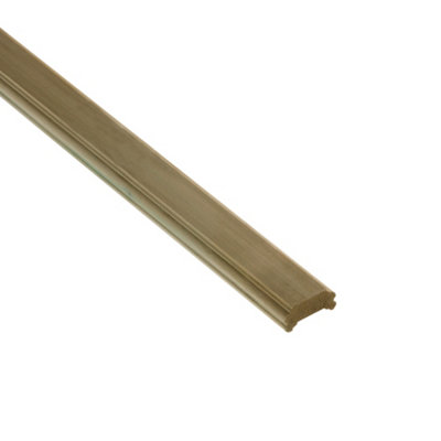 Core Deck Plain Square Treated Decking Balustrade Starter Kit 1800mm With Two Posts