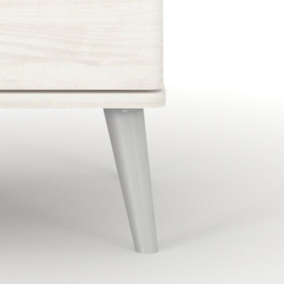 Core Products Augusta Curve 4 drawer chest , White