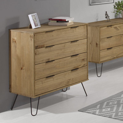 Core Products Augusta Industrial 4 drawer Pine chest of drawers