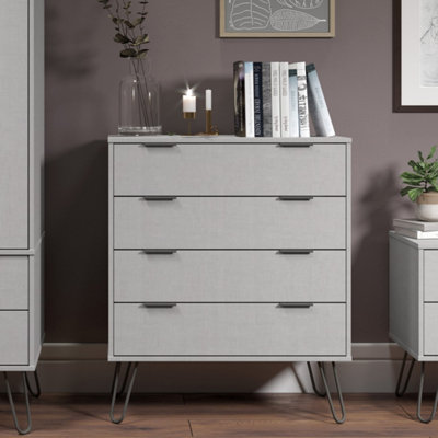 Core Products Augusta Industrial Grey 4 Drawer Chest