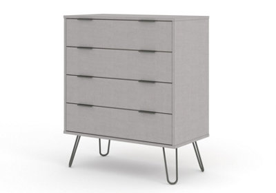 Core Products Augusta Industrial Grey 4 Drawer Chest