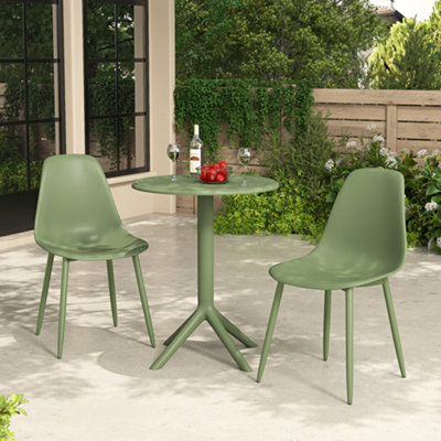 Green Plastic Garden furniture sets Garden furniture B Q