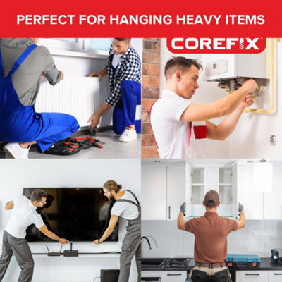 Corefix Connect 100 Dot & Dab Wall Fixing Pack of 4