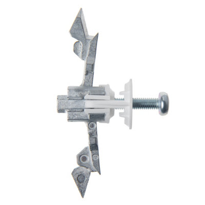 Corefix Spike Radiator Fixing Kit. Plasterboard. 4pk with M5x40mm screws