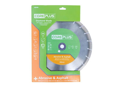 CorePlus CORDBAB300 AB300 Abrasive & Asphalt Diamond Blade 300mm CORDBAB300