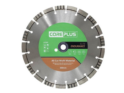 CorePlus CORDBAC300E AC300E Elite All Cut Multi-Material Diamond Blade 300mm CORDBAC300E