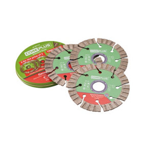 Coreplus CORDBGP115 115mm HTT Hybrid Diamond Grinder Blades x3 Pack XMS24TURBO