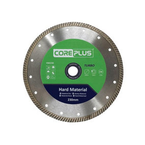 CorePlus CORDBHM230 HM230 Hard Material Turbo Diamond Blade 230mm CORDBHM230