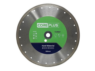 CorePlus CORDBHM300 HM300 Hard Material Turbo Diamond Blade 300mm CORDBHM300
