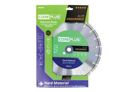 CorePlus CORDBHM300E HM300E Elite Hard Material Turbo Diamond Blade 300mm CORDBHM300E - 3