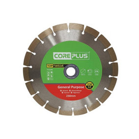 CorePlus CORDBTT12230 Top Twelve General Purpose Diamond Blade 230mm CORDBTT12230