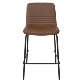 Corey Counter Stool Camel Faux Leather