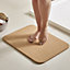 Cork Bath or Shower Mat - 100% Natural Cork Anti-Slip, Quick Drying, Antibacterial Bathroom Floor Mat H1.5 x W59.5 x D44cm