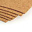 Cork sheet - 1mm - 915x305mm - Décor/DIY - 4pack