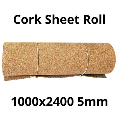 Cork Sheet Roll - 1000x2400mm - 5mm - Décor/DIY Price Comparisons | Compare The Build