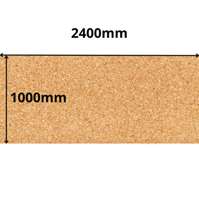 Cork Sheet Roll - 1000x2400mm - 6mm - Décor/DIY