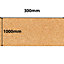 Cork Sheet Roll - 1000x300mm - 3mm - Décor/DIY - 2 pack
