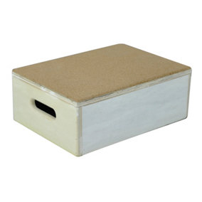 Cork Top Step Box - 3 Inch Height - Integrated Handles - 125kg Weight Limit