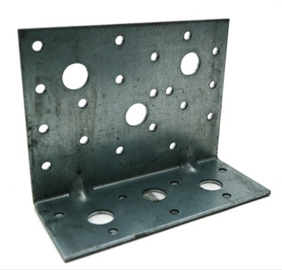 Corner Angle Bracket KPW Heavy Duty Brace Reinforced DIY Project - Size 90x50x116x2.5mm - Pack of 1 Price Comparisons | Compare The Build
