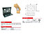 Corner Angle Bracket KPW Heavy Duty Brace Reinforced DIY Project - Size 90x50x116x2.5mm - Pack of 1