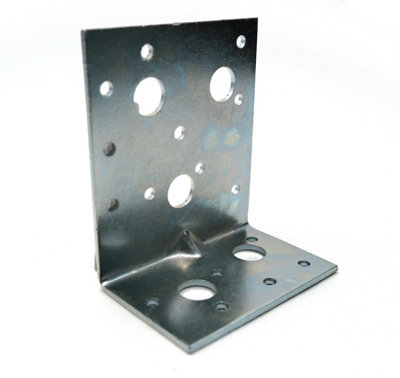Corner Angle Bracket KPW Heavy Duty Brace Reinforced DIY Project - Size 90x50x76x2.5mm - Pack of 1 Price Comparisons | Compare The Build