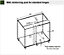Corner Optima - pull out 900mm unit kidney corner basket - SOFT CLOSE - white, right