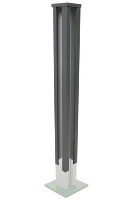 Corner Post - Post Extender - Graphite Grey - Eight Feet Extension