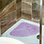 Corner Shower Rubber Purple Corner Mat - Pukkr