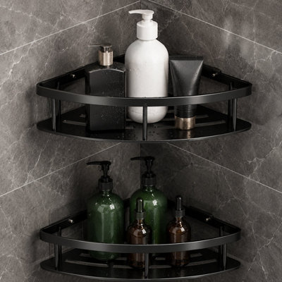 Corner Shower Shelf Basket, Bathroom Storage Organizer 2 Pack