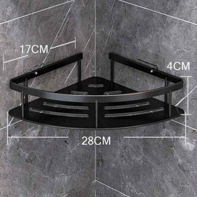 Corner Shower Shelf Basket, Bathroom Storage Organizer 2 Pack