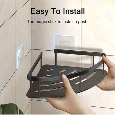Corner Shower Shelf Basket, Bathroom Storage Organizer 2 Pack