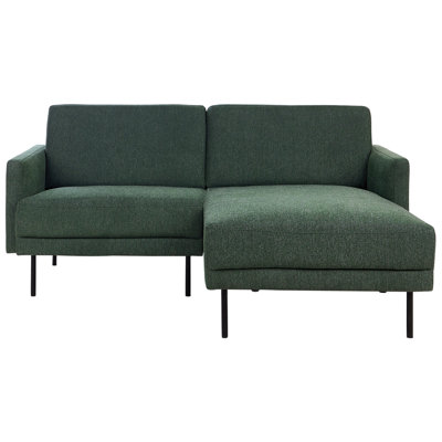 Corner Sofa BREDA Dark Green Fabric