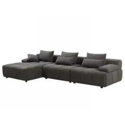 Corner Sofa Dark Brown / Living Room Sofa