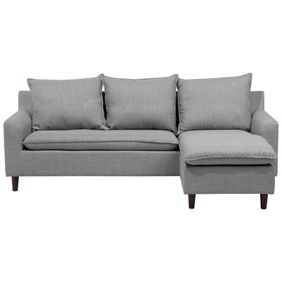 Corner Sofa ELVENES Light Grey Fabric