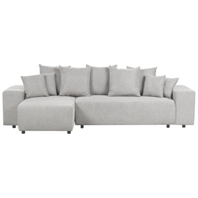 Corner Sofa LUSPA Light Grey Right Hand