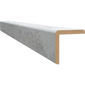 Corner Trim for Shiplap Wall Panels - Concrete Grey - 2750mm x 24mm x 24mm - 10 Pack