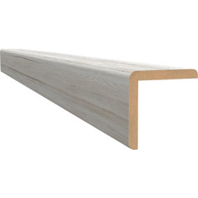 Corner Trim for Shiplap Wall Panels - Oak White - 2750mm x 24mm x 24mm - 10 Pack