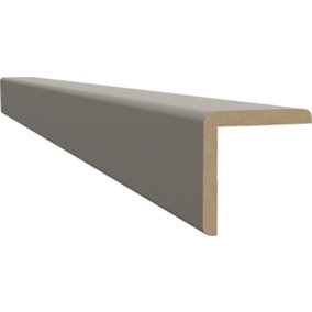 Corner Trim for Shiplap Wall Panels - Stone Grey - 2750mm x 24mm x 24mm - 10 Pack