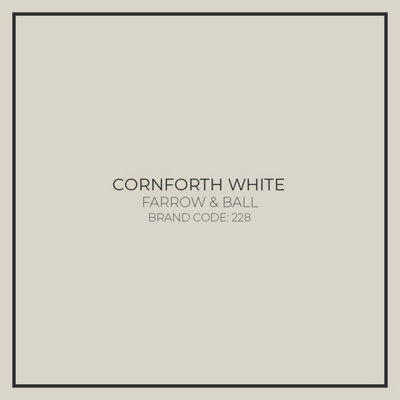 Cornforth White Toughened Glass Kitchen Splashback - 1000mm x 1000mm