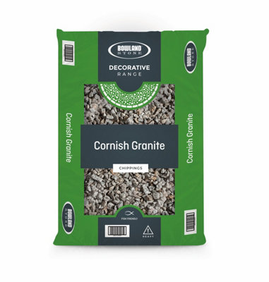 Cornish Granite Chippings 20kg Bag Pallet of 49