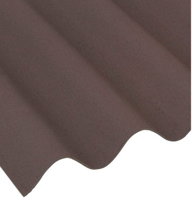 Coroline Bitumen Roofing Sheet - Brown 2m long x 950mm wide