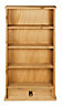 Corona 1 Drawer DVD Bookcase Rack Mexican Solid Pine