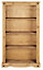 Corona Bookcase Medium Pine 4 Book Shelves Mexican Solid Wood