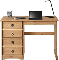 Corona Dressing Table Desk Mexican Solid Pine Computer