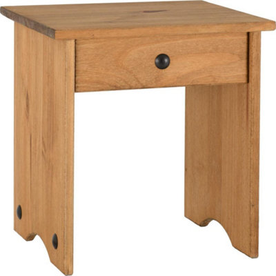 Corona Dressing Table Stool in Distressed Wax Pine